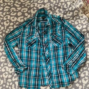 Men’s Helix casual button down shirt